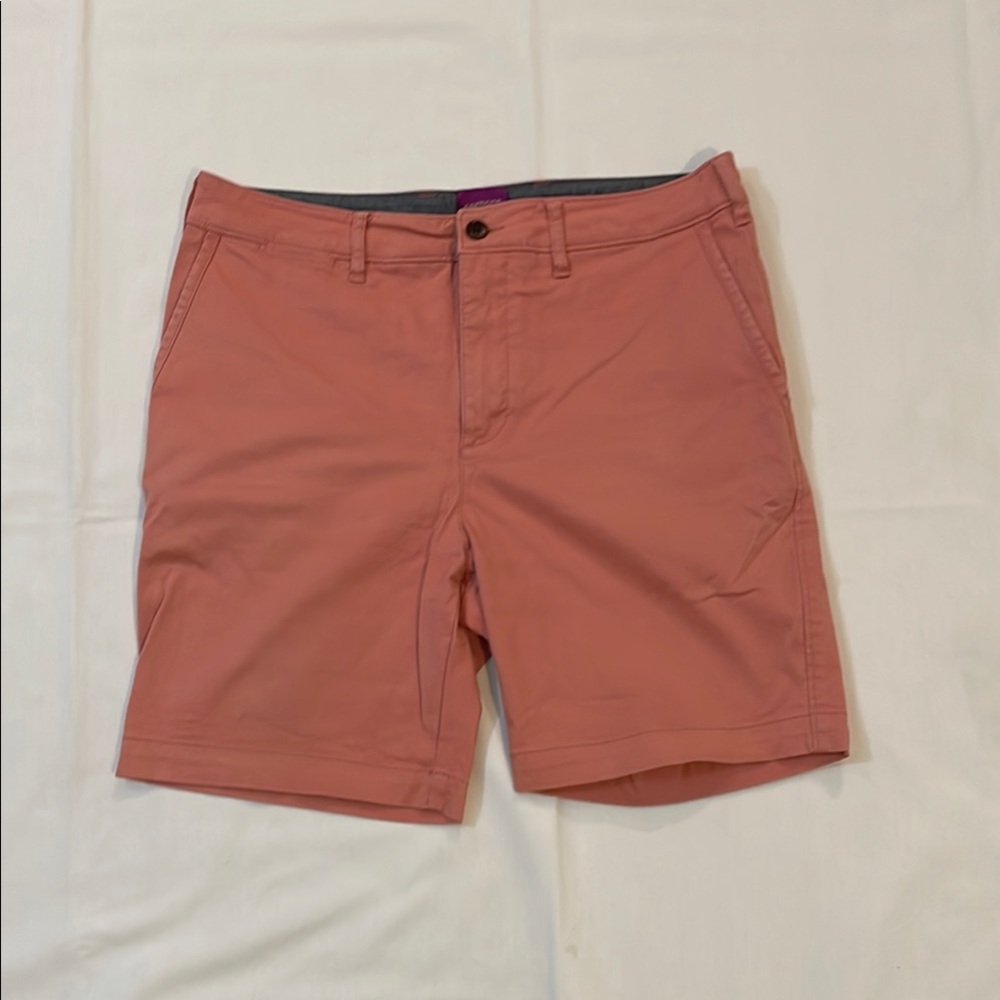 Simons dusty coral  Flat Front Shorts